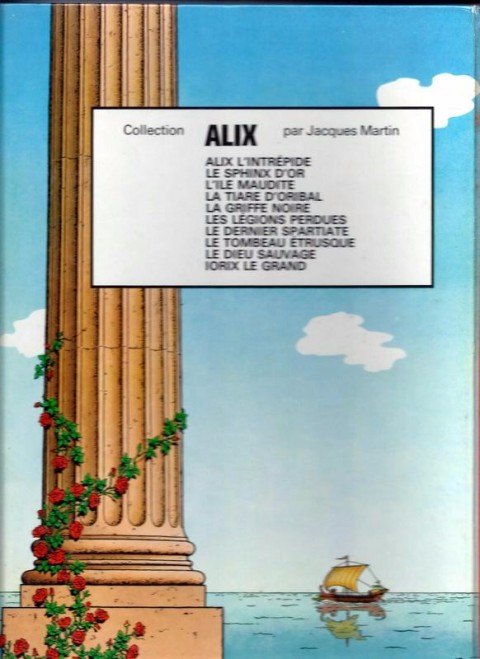 Verso de l'album Alix Tome 10 Iorix le grand