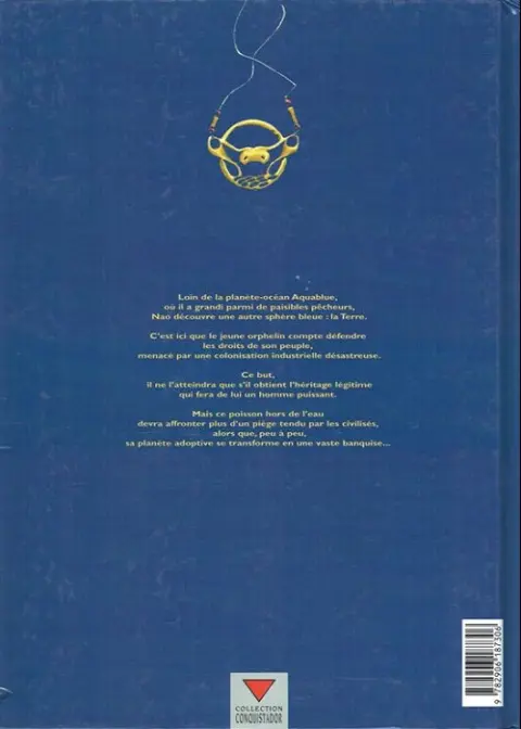 Verso de l'album Aquablue Tome 1 Nao