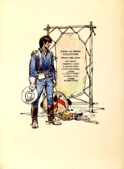 Verso de l'album Blueberry Tome 9 La piste des Sioux