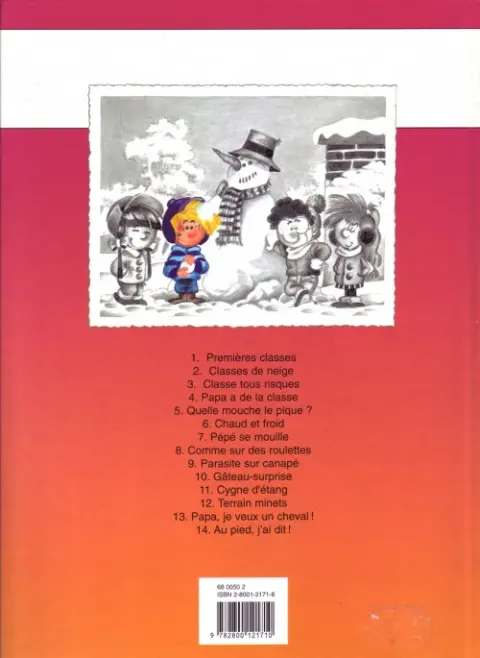 Verso de l'album Cédric Tome 8 Comme sur des roulettes