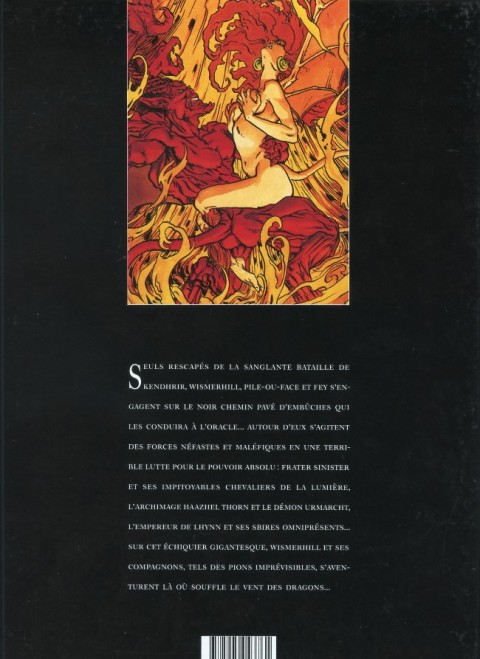 Verso de l'album Chroniques de la Lune Noire Tome 2 Le vent des Dragons