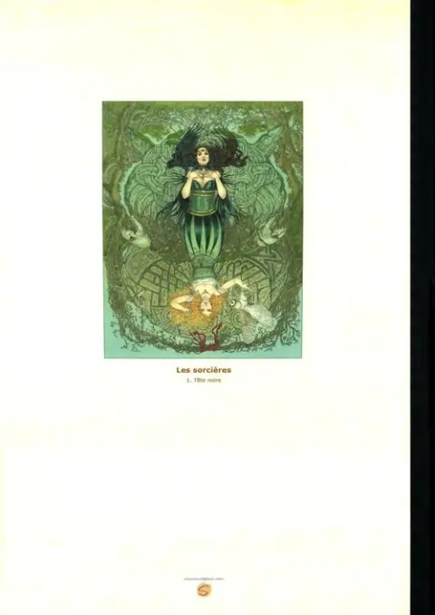 Verso de l'album Complainte des Landes perdues Les Sorcières Tome 1 Tête noire