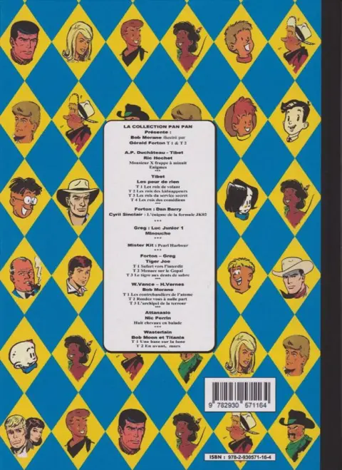 Verso de l'album Les aventures d'Alex Vainclair Ici M. Personne