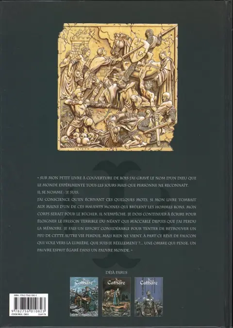 Verso de l'album Je suis Cathare Tome 2 Impardonnable pardonné
