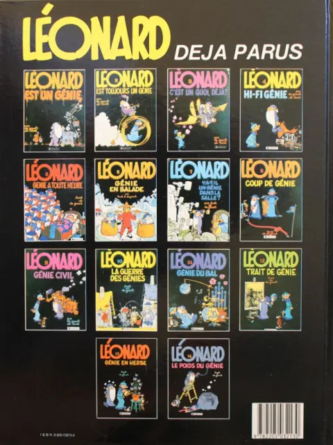 Verso de l'album Léonard Tome 6 Génie en balade
