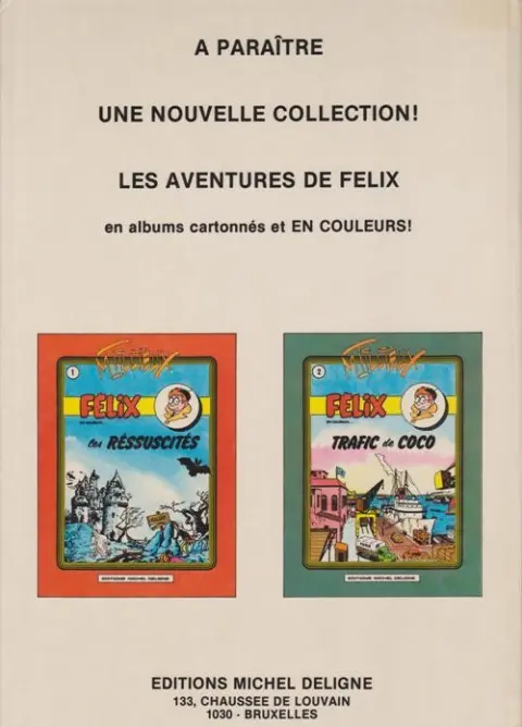 Verso de l'album Aventures réalistes Tome 3