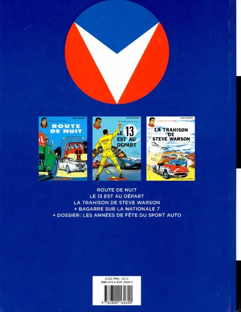 Verso de l'album Michel Vaillant L'Intégrale 2