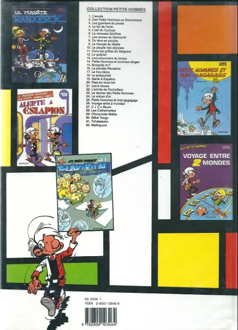 Verso de l'album Les Petits hommes Tome 2 Des petits hommes au brontoxique