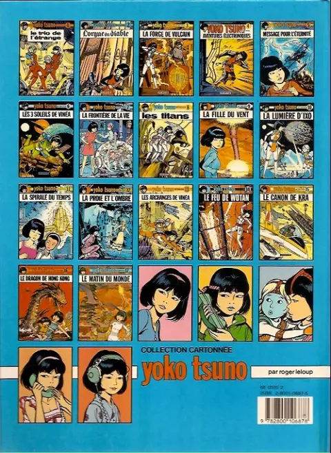 Verso de l'album Yoko Tsuno Tome 10 La lumière d'Ixo