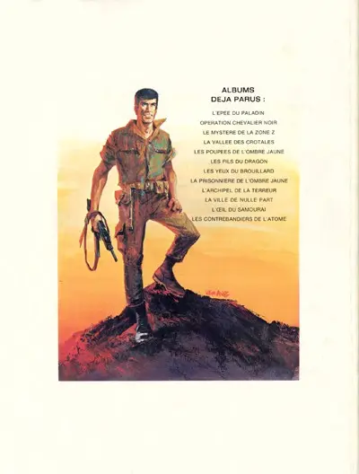 Verso de l'album Bob Morane Tome 18 Les contrebandiers de l'atome