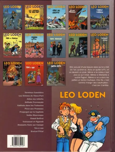 Verso de l'album Léo Loden Tome 13 Bretzel f@tal