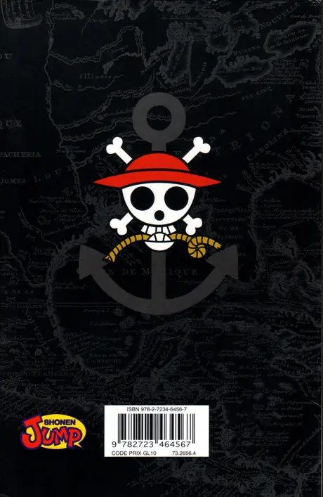 Verso de l'album One Piece Tome 45 Je comprends ce que tu ressens