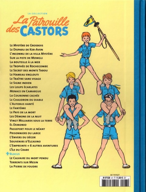 Verso de l'album La Patrouille des Castors La collection - Hachette Tome 27 Blocus