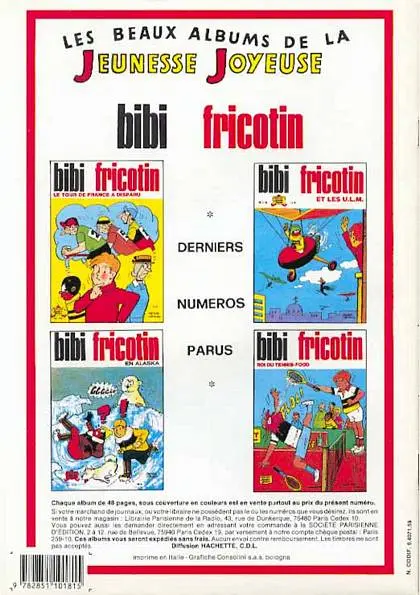 Verso de l'album Les Pieds Nickelés Tome 117 Les Pieds Nickelés à la Une