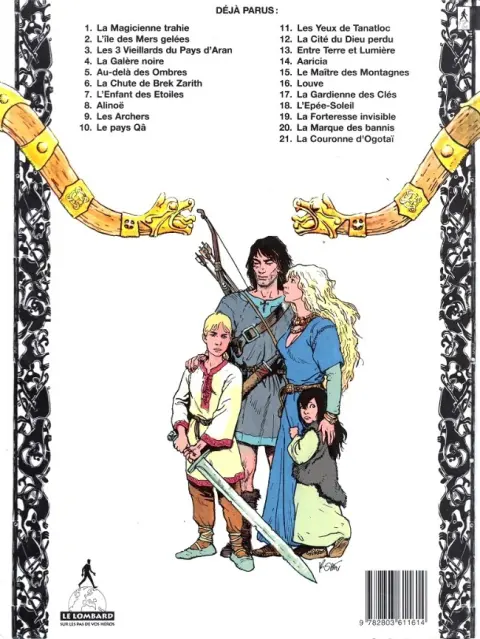 Verso de l'album Thorgal Tome 21 La couronne d'Ogotaï