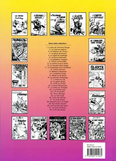 Verso de l'album Les Timour Tome 32 La fin des temps