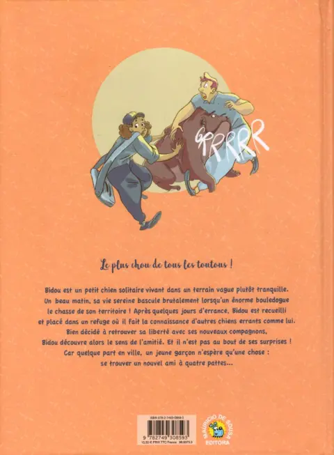 Verso de l'album Bidou Une Vie de Chien