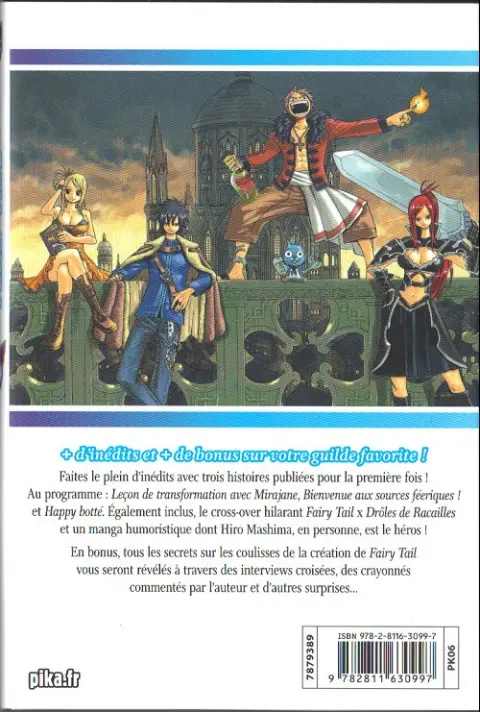 Verso de l'album Fairy Tail Fairy Tail +