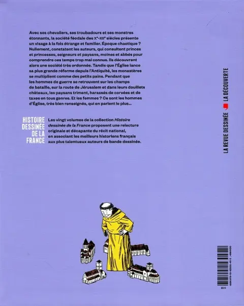 Verso de l'album Histoire dessinée de la France Tome 6 Chevaliers, moines et paysans - De Cluny à la Première croisade