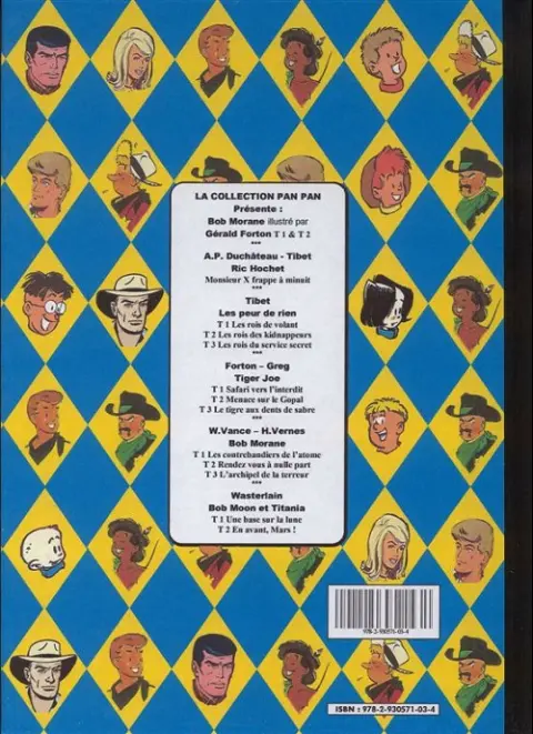 Verso de l'album Bob Moon et Titania Tome 2 En avant Mars