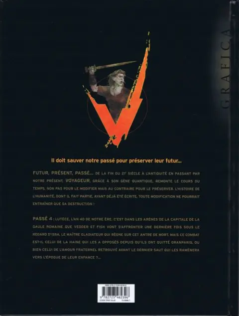Verso de l'album Voyageur Tome 12 Passé 4