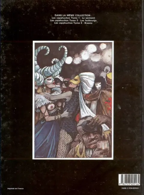 Verso de l'album Les Capahuchos Tome 3 Brasno