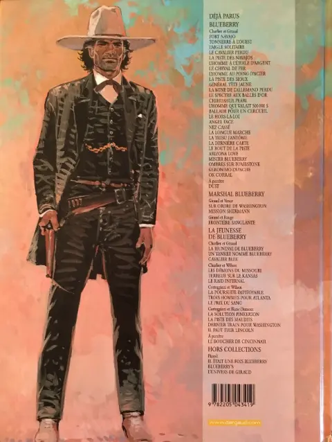Verso de l'album Blueberry Tome 13 Chihuahua Pearl