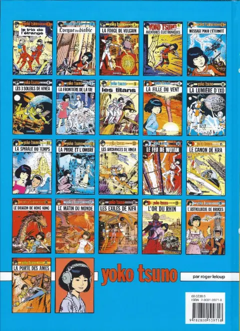 Verso de l'album Yoko Tsuno Tome 13 Les archanges de Vinéa