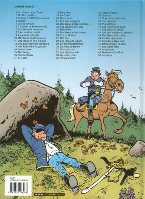 Verso de l'album Les Tuniques Bleues Tome 46 Requiem pour un Bleu