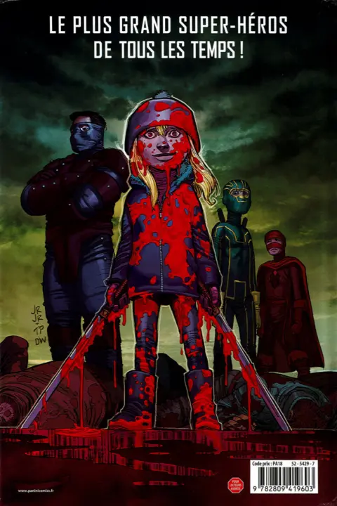 Verso de l'album Kick-Ass Intégrale