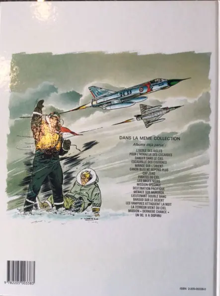 Verso de l'album Tanguy et Laverdure Tome 11 Destination Pacifique