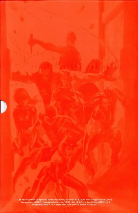 Verso de l'album Marvel par Dell'Otto