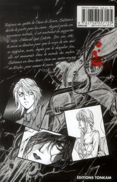 Verso de l'album Angel Sanctuary 9