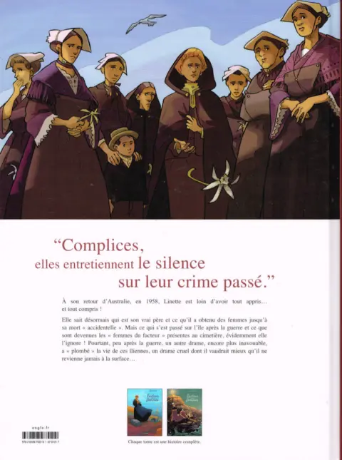 Verso de l'album Facteur pour femmes Livre 2