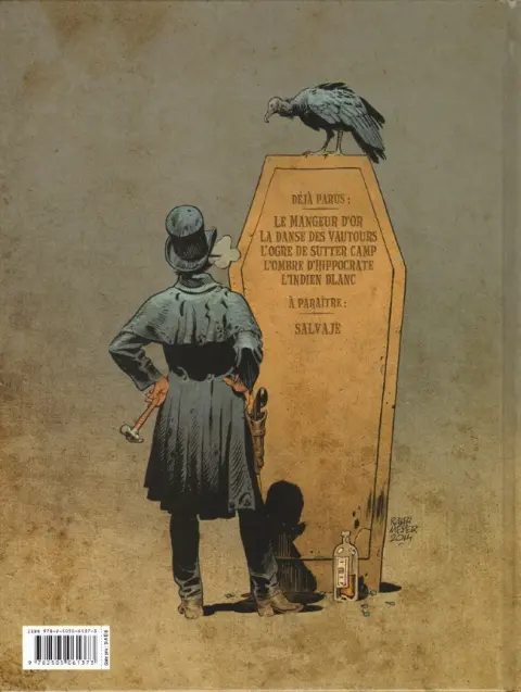 Verso de l'album Undertaker Tome 1 Le mangeur d'or