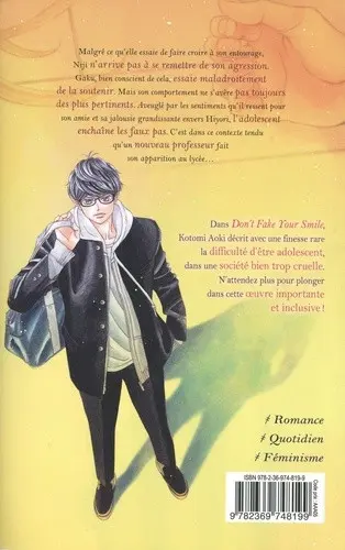 Verso de l'album Don't Fake your Smile 2