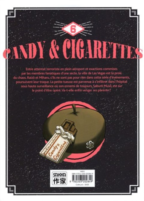 Verso de l'album Candy & cigarettes 6