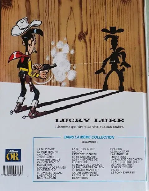 Verso de l'album Lucky Luke Tome 48 Le bandit manchot