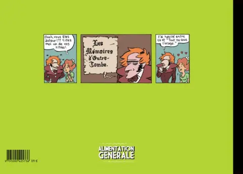 Verso de l'album Chateaubriand - Au nom de la prose