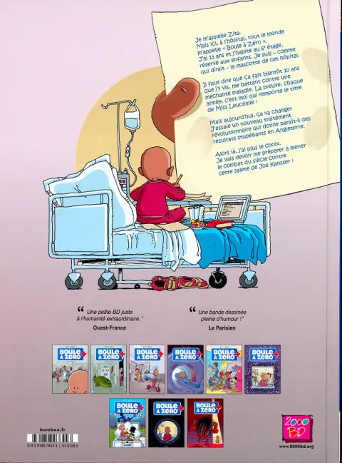 Verso de l'album Boule à zéro Tome 9 Le Combat du siècle