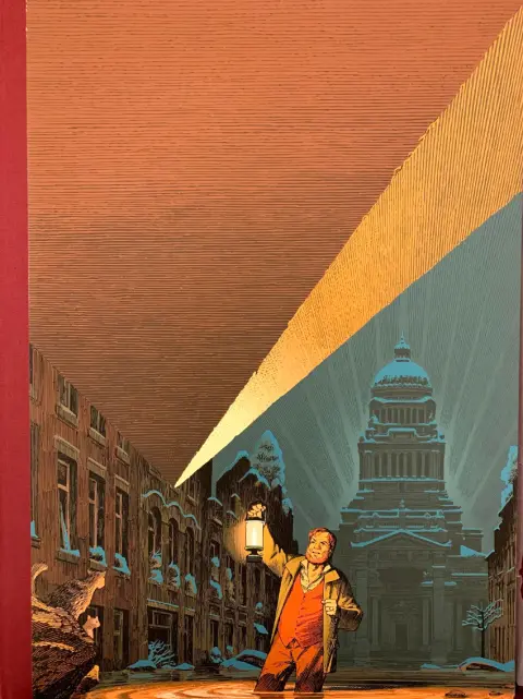 Verso de l'album Blake et Mortimer Le Dernier Pharaon