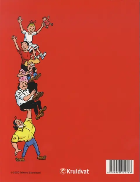 Verso de l'album Bob et Bobette (Publicitaire) La casse de Crimson