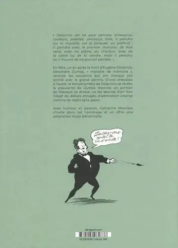 Verso de l'album Delacroix