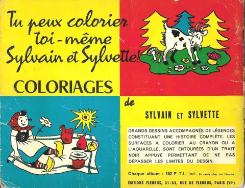 Verso de l'album Sylvain et Sylvette Tome 19 Les bonnes farces de nos amis