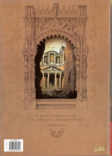 Verso de l'album Le Cinquième évangile Tome 2 L'Antre de Cerbère