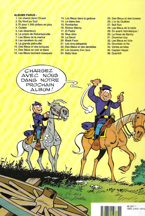 Verso de l'album Les Tuniques Bleues Tome 17 El padre