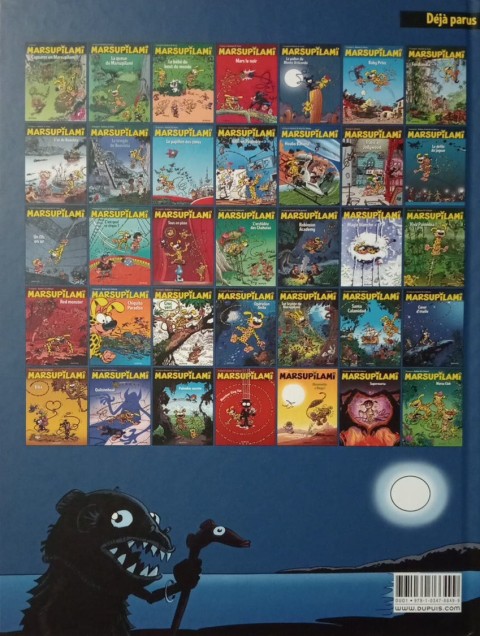 Verso de l'album Marsupilami Tome 24 Opération Attila