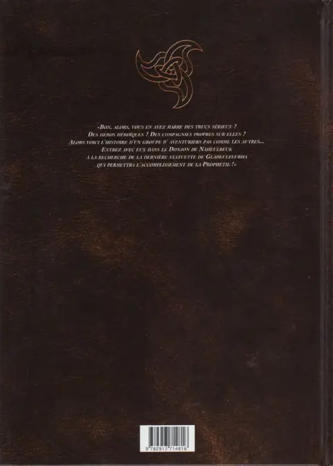 Verso de l'album Le Donjon de Naheulbeuk Tome 2 Première saison, partie 2