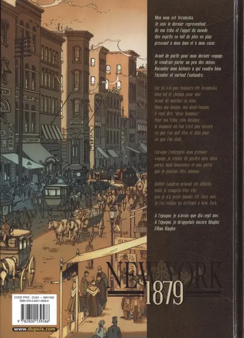 Verso de l'album Ethan Ringler, Agent fédéral Tome 3 Quand viennent les ombres