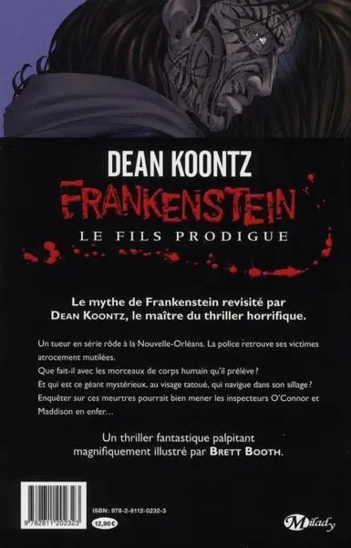 Verso de l'album Frankenstein Le fils prodigue